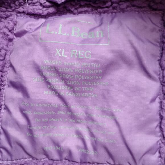 L.L Bean Women Full ZIp Up Fleece Outdoor Layer Vest - Picture 5 of 7